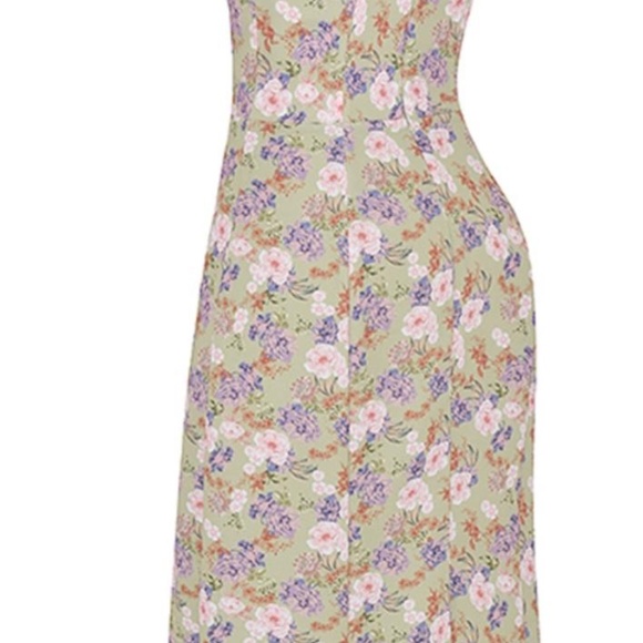 PRINT MIDI SUNDRESS - Picture 3 of 4